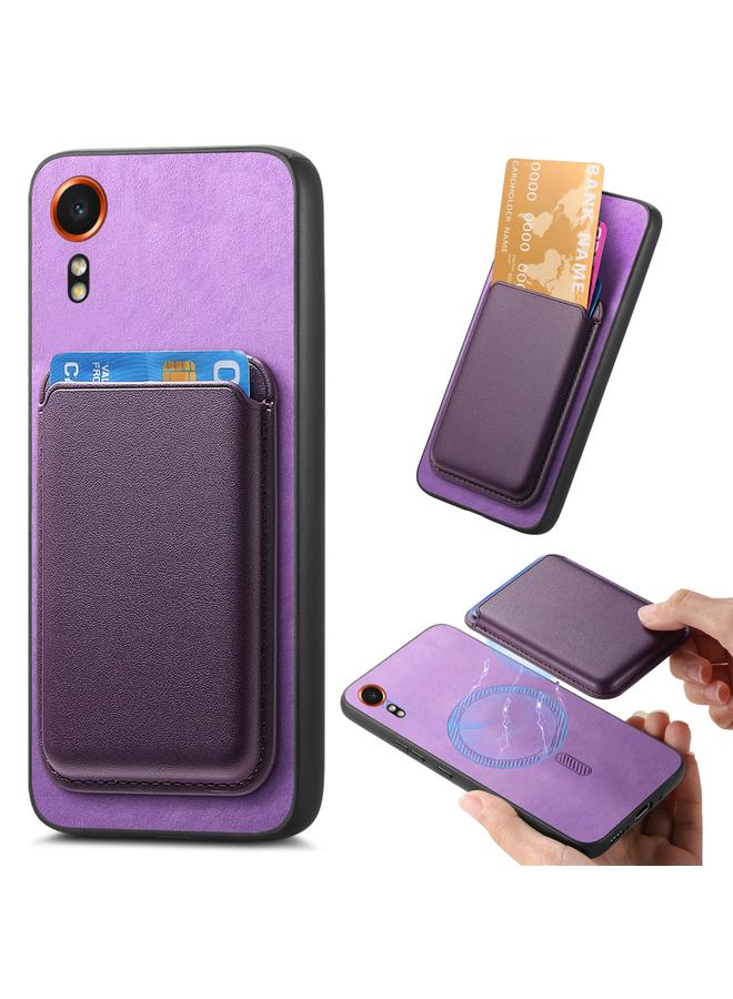 اس-توب جراب لهاتف Samsung Galaxy Xcover 7 Retro Magsafe Card Bag غطاء خلفي من البولي يوريثان - Image 1