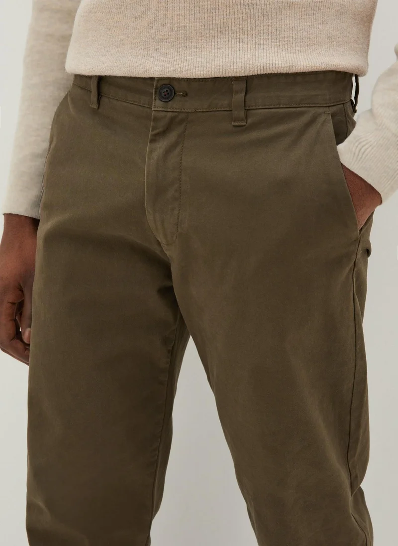 Matalan Khaki Straight Fit Chinos
