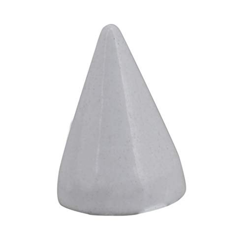 RDEXP DIY Decoration Leathercraft Shoes Cone Spikes Screwback Rivet Studs Pack of 50 (White) - Image 5