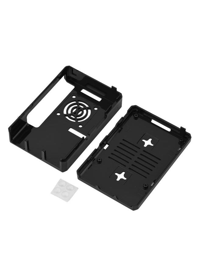 Thoraya Protective Case Shell Enclosure Box with Fan Hole for Raspberry Pi 3 Model B (Black)  - Image 1