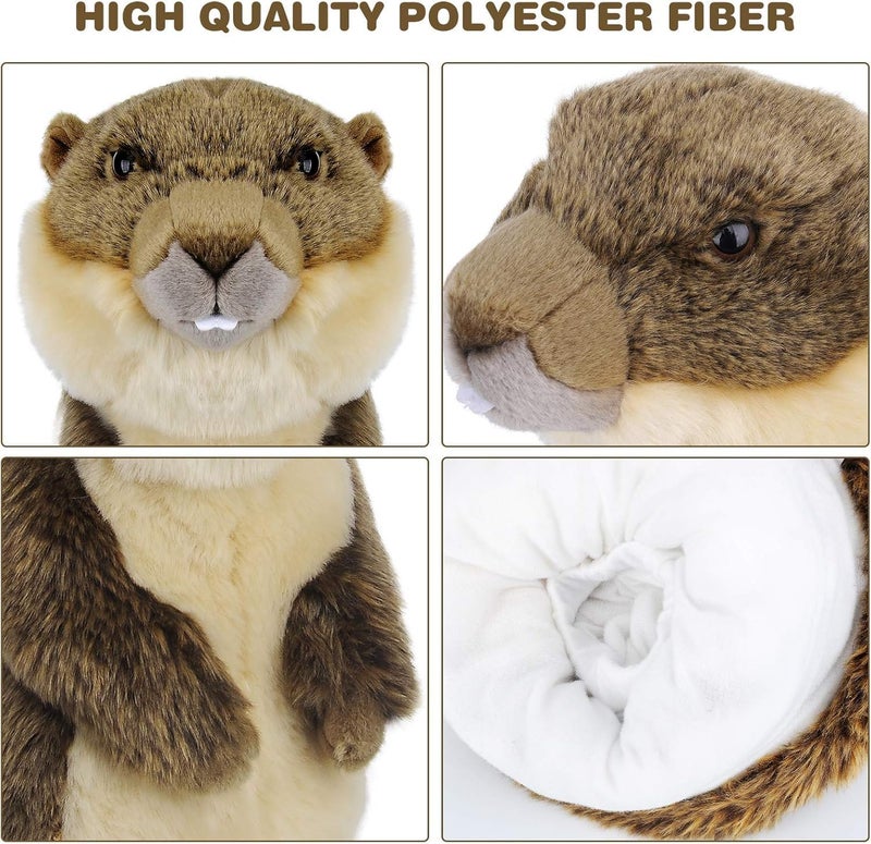 Profey Golf Club Covers, Groundhog/Gopher Golf Club Head Covers, Funny Golf Headcover, Animals Plush Driver Headcover Gift for Men Women Kids, Fits up to 460CC Driver Head - Image 4