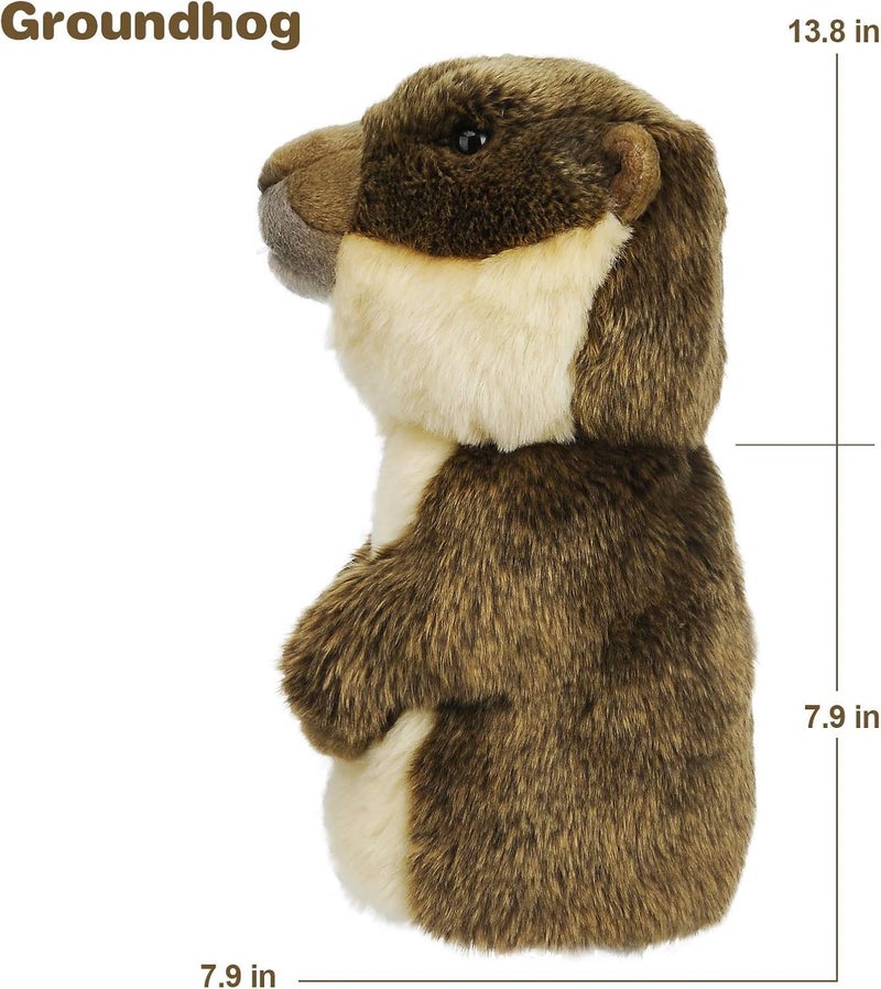Profey Golf Club Covers, Groundhog/Gopher Golf Club Head Covers, Funny Golf Headcover, Animals Plush Driver Headcover Gift for Men Women Kids, Fits up to 460CC Driver Head - Image 3