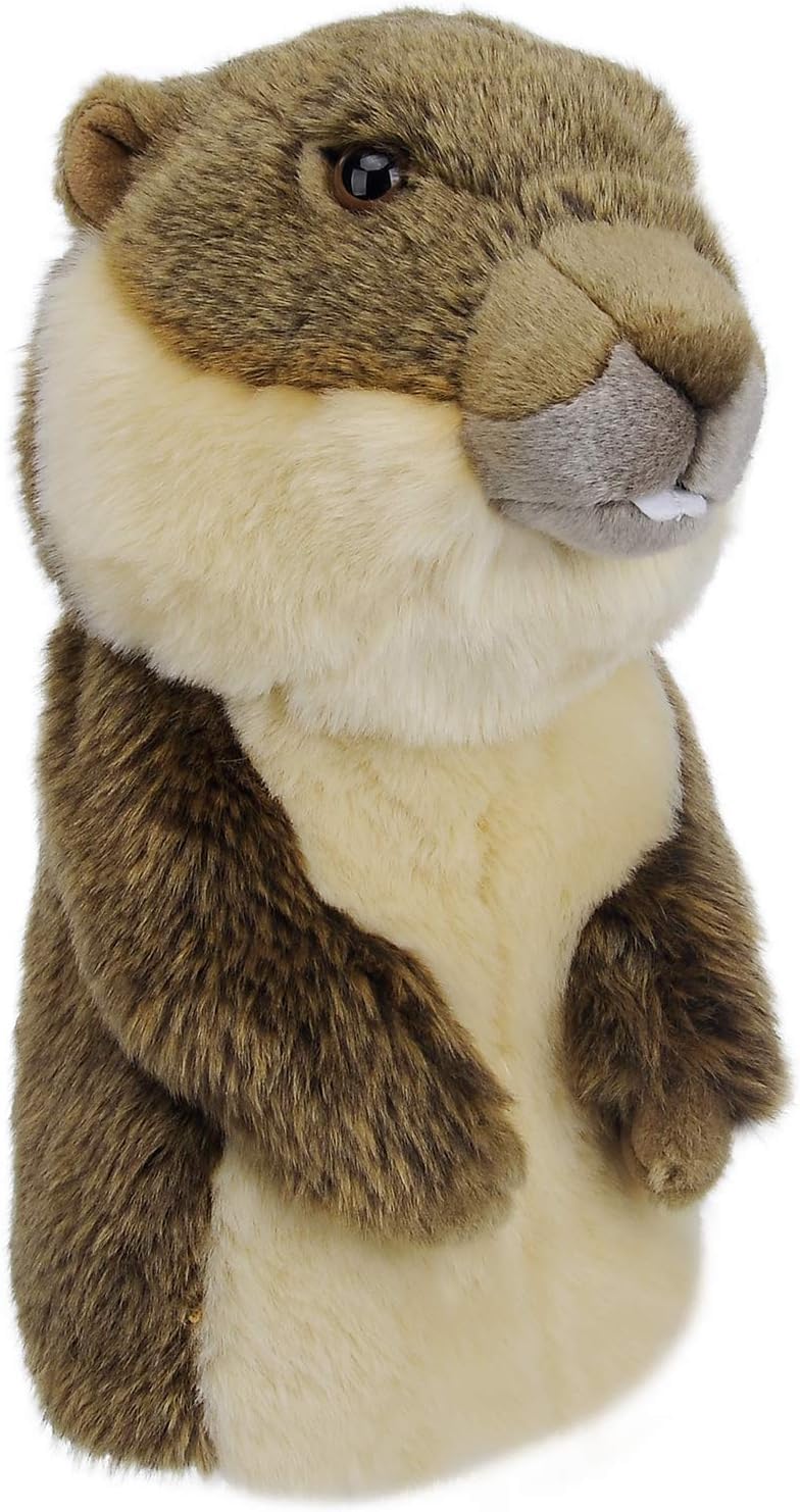 Profey Golf Club Covers, Groundhog/Gopher Golf Club Head Covers, Funny Golf Headcover, Animals Plush Driver Headcover Gift for Men Women Kids, Fits up to 460CC Driver Head - Image 2