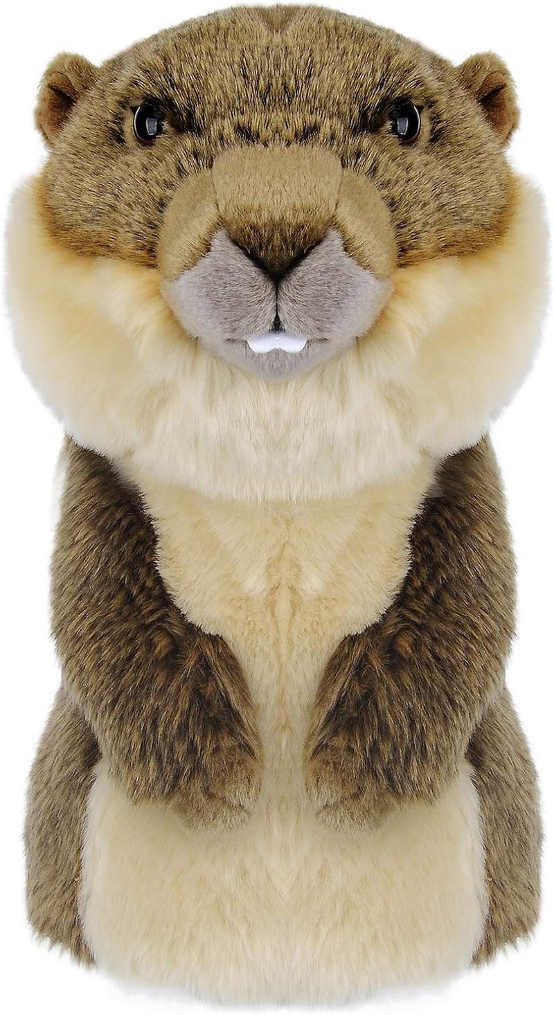 Profey Golf Club Covers, Groundhog/Gopher Golf Club Head Covers, Funny Golf Headcover, Animals Plush Driver Headcover Gift for Men Women Kids, Fits up to 460CC Driver Head - Image 1