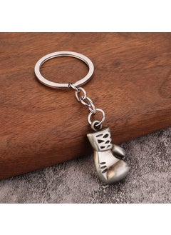 Mens Fitness Boxing keychain pendant boxing gloves key pendant 3D metal fight gloves keychainRivet Boxing Sleeve-Gu Xi Rivet Boxing Sleeve-Gu Xi