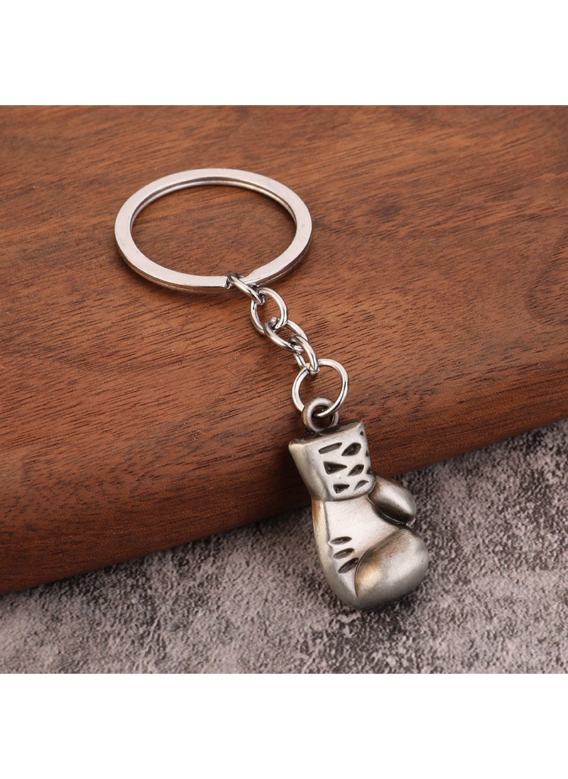 Generic - Mens Fitness Boxing keychain pendant boxing gloves key pendant 3D metal fight gloves keychainRivet Boxing Sleeve-Gu Xi Rivet Boxing Sleeve-Gu Xi - Image 1