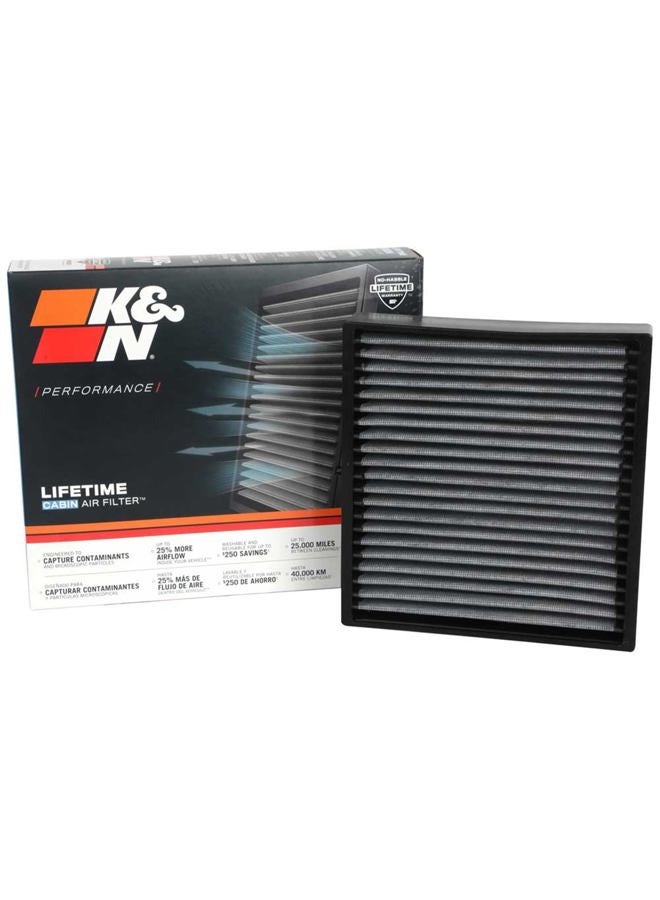 K&N Cabin Air Filter: Premium, Washable, Clean Airflow to your Cabin Air Filter Replacement: Designed for 2019-2022 INFINITI/NISSAN (QX50, QX55, QX60, Altima, Pathfinder, Rogue), VF2076 - Image 1