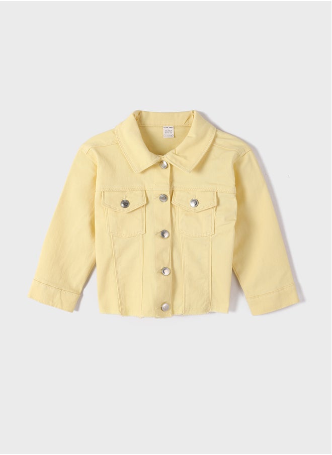 LC WAIKIKI Long Sleeve Basic Baby Girl Jacket  - Image 1