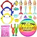 JOINBO 18 Pcs Diving Pool Toys for Kids Ages 312 Set with Storage BagPool Games Summer Swim Water Sinking Mermaid Toys - Image 2