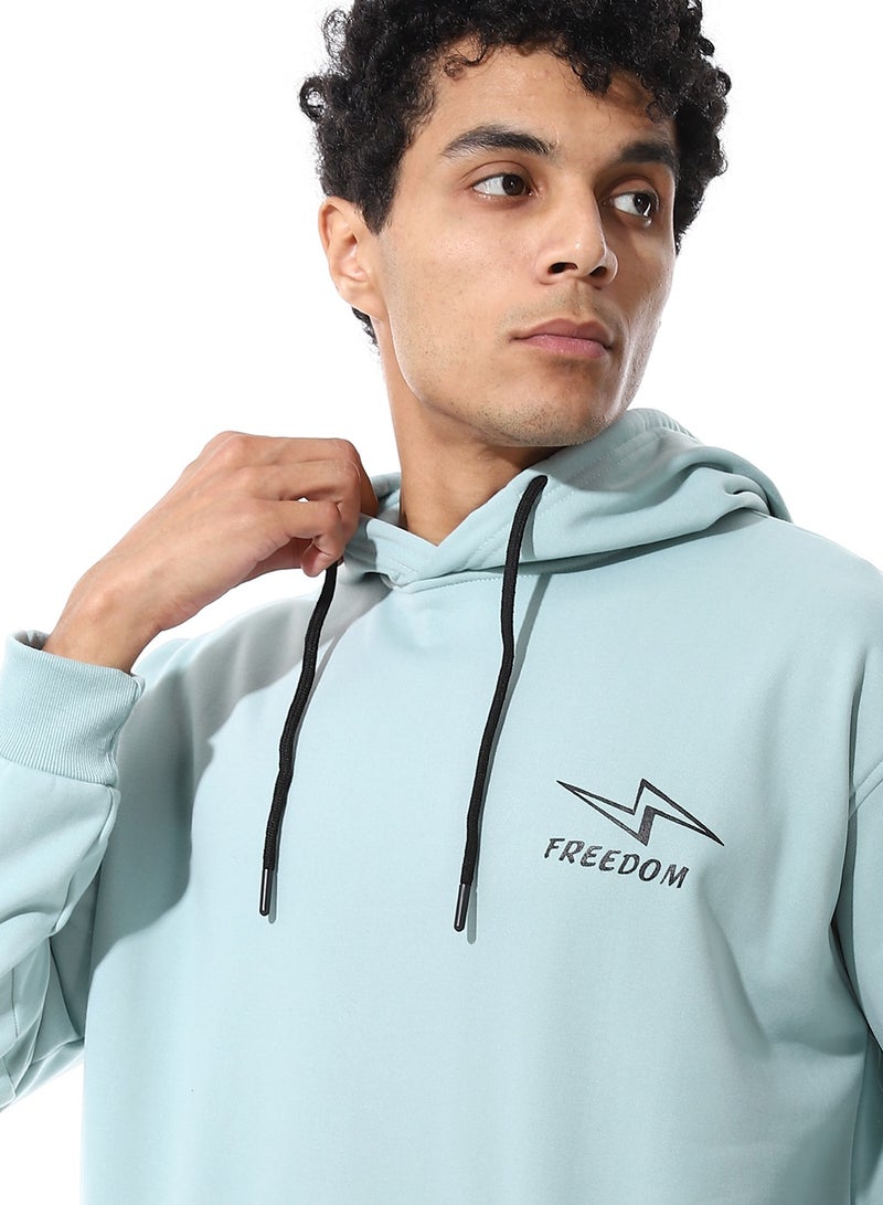 سيزار هودي رجالي اوفر سايز مزود بطباعات وغطاء للرأس - Image 3