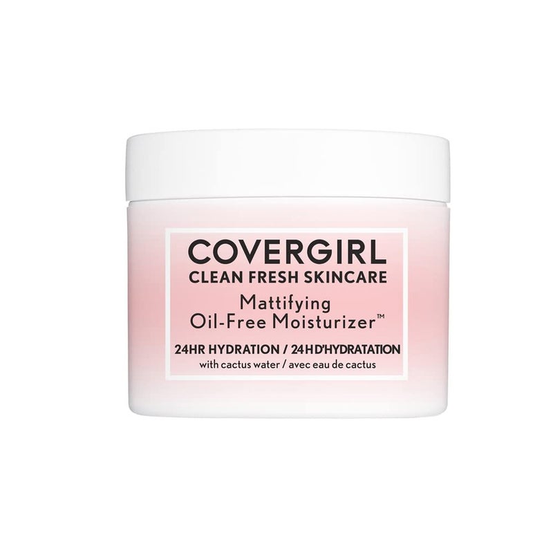 COVERGIRL Clean Fresh Skincare Mattifying Oil-Free Moisturizer, 2.0 Oz - Image 3