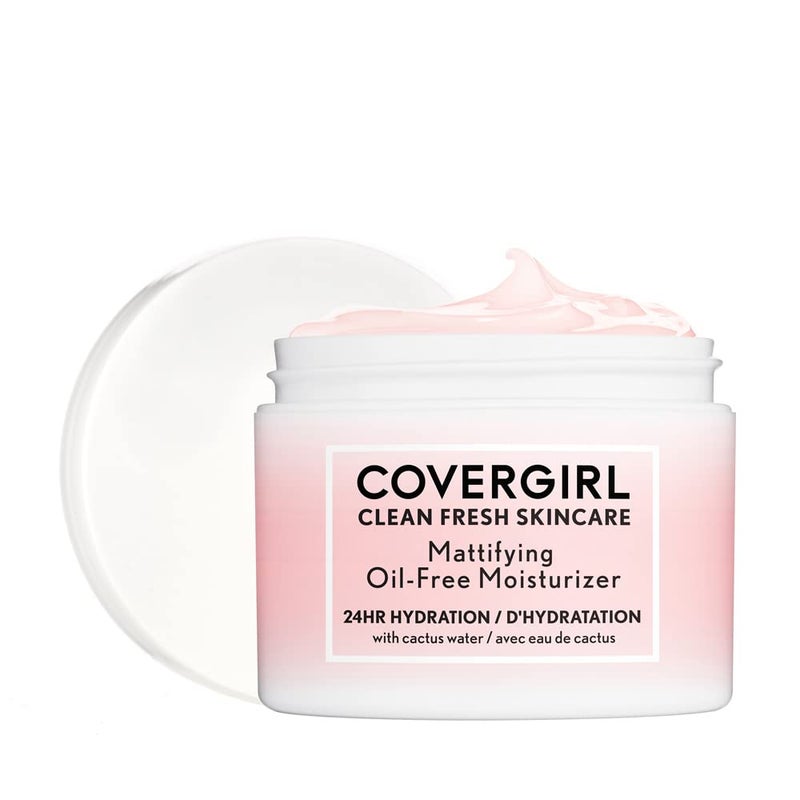 COVERGIRL Clean Fresh Skincare Mattifying Oil-Free Moisturizer, 2.0 Oz - Image 1