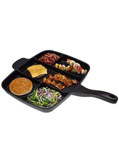 PAVITYAKSH PAVITYAKSH 5 in 1 Magic Pan Multi-Purpose Separation Pot Fry Pan Non-Stick Skillet Roasting Divided Grill Pan  - Image 1