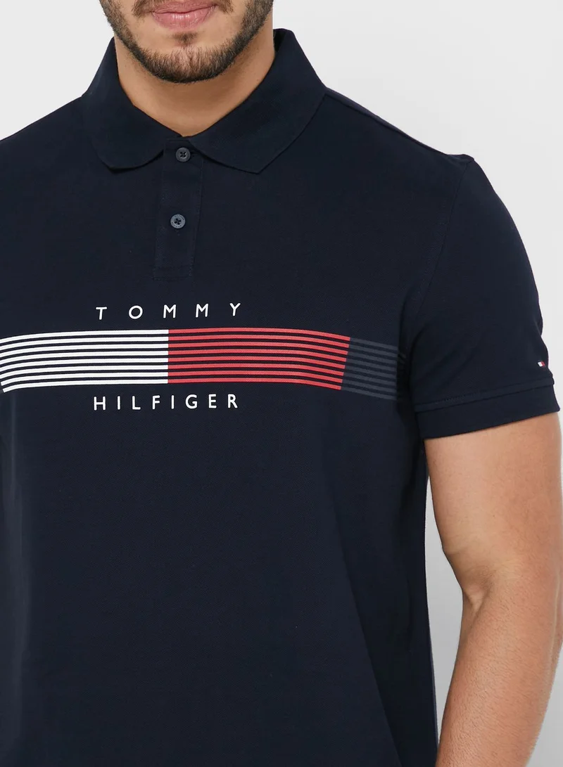 TOMMY HILFIGER Striped Polo