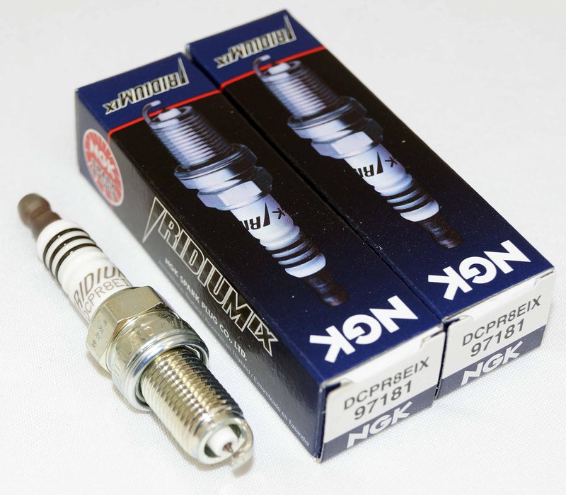 NGK NGK Iridium IX DCPR8EIX Spark Plugs for 2006-2016 Harley Davidson V-Rod (Pair)  - Image 1