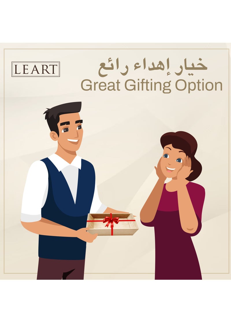لي آرت منظم مجوهرات من الجلد - منظم مجوهرات | صينية زينة | صينية تنظيم مجوهرات | حامل للمكتب والسرير لتخزين المجوهرات ومستحضرات التجميل والمفاتيح والعملات المعدنية والساعات (حجر رمادي)  - Image 4