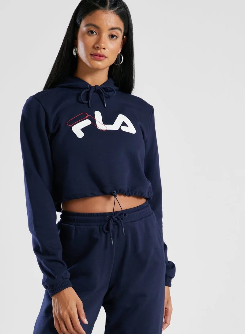 FILA Rizzo Boxy Cropped Hoodie