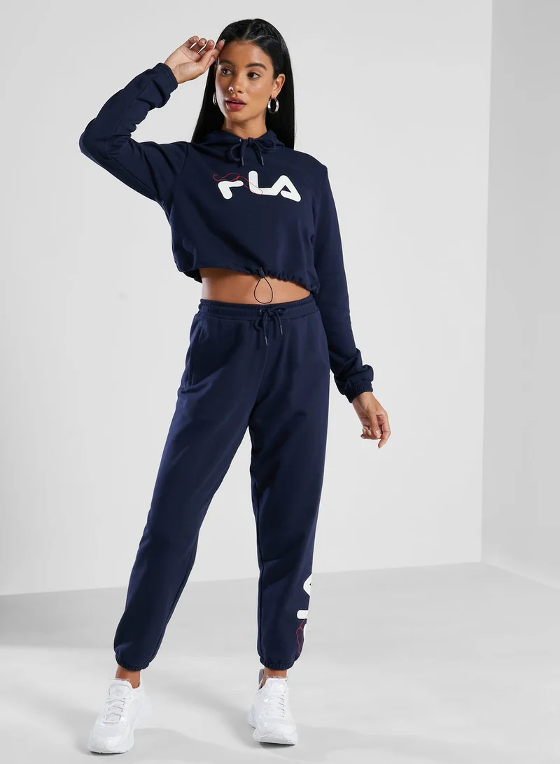 FILA Rizzo Boxy Cropped Hoodie