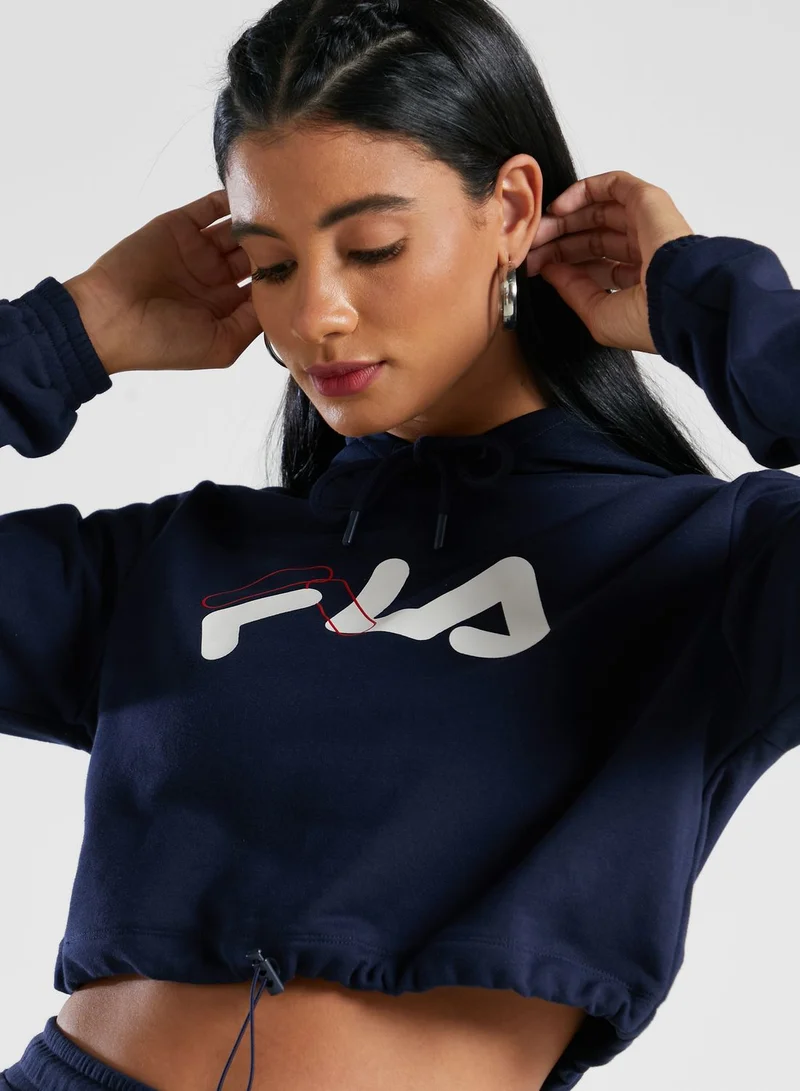 FILA Rizzo Boxy Cropped Hoodie