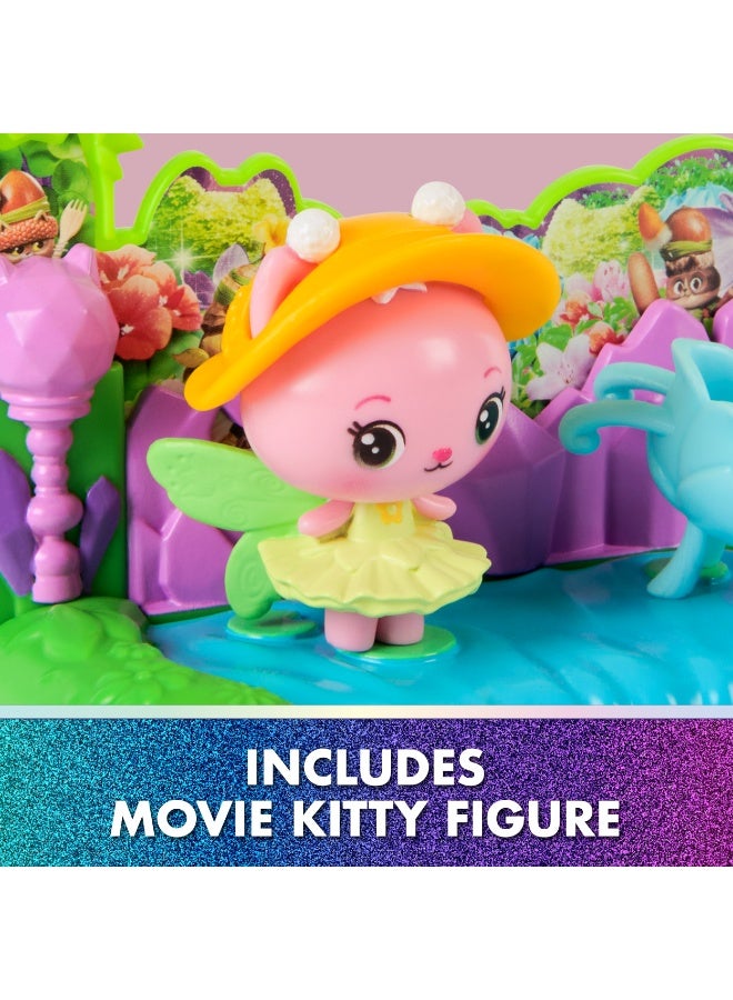 غابيز دول هاوس فيلم، شرفة حديقة الجنيات الملكة كيتي، مع دمية لعبة وإكسسوارات بيت الدمية، ألعاب أطفال للبنات والأولاد من سن 3 سنوات فما فوق - Image 4