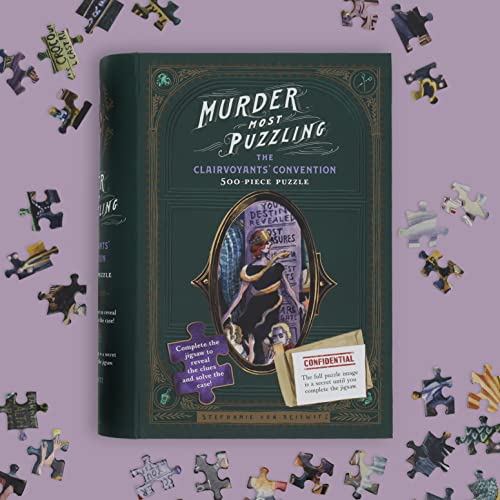 Chronicle Books Murder Most Puzzling: The Clairvoyants' Convention 500-Piece Puzzle - Image 5