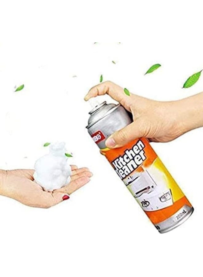 Kitchen Cleaner Foam Spray for Stove, Chimney, Gas Burner & Surfaces  Oil & Grease Stain Remover Non-Toxic & Non-Flammable Degreaser Spray for Kitchen Cleaning – 500ml (Pack of 1) - Image 1