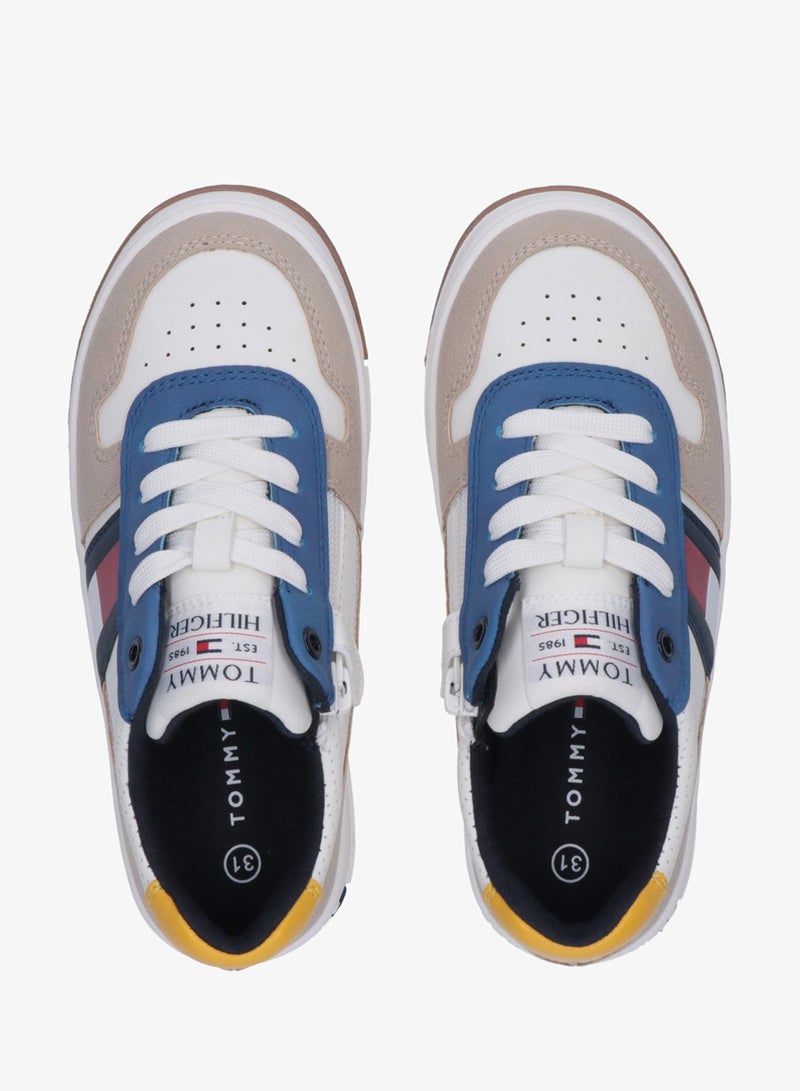 تومي هيلفيغر حذاء رياضي قصير برباط من الدانتيل - Image 4