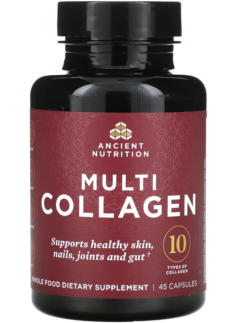 Ancient Nutrition كبسولات كولاجين متعددة 45 كبسولة