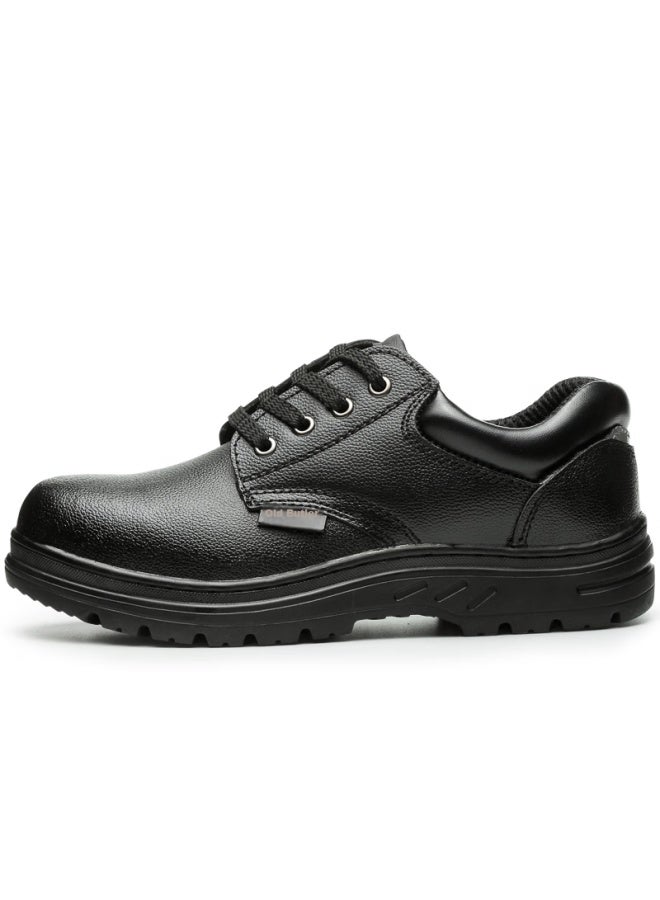 Old housekeeper Old Butler Safety Shoes For Men, Anti-Smashing, Anti-Puncture, Steel Toe Cap, Steel Midsole, Rubber Sole, Wear-Resistant Cowhide Functional Shoes 088 38 - Image 4