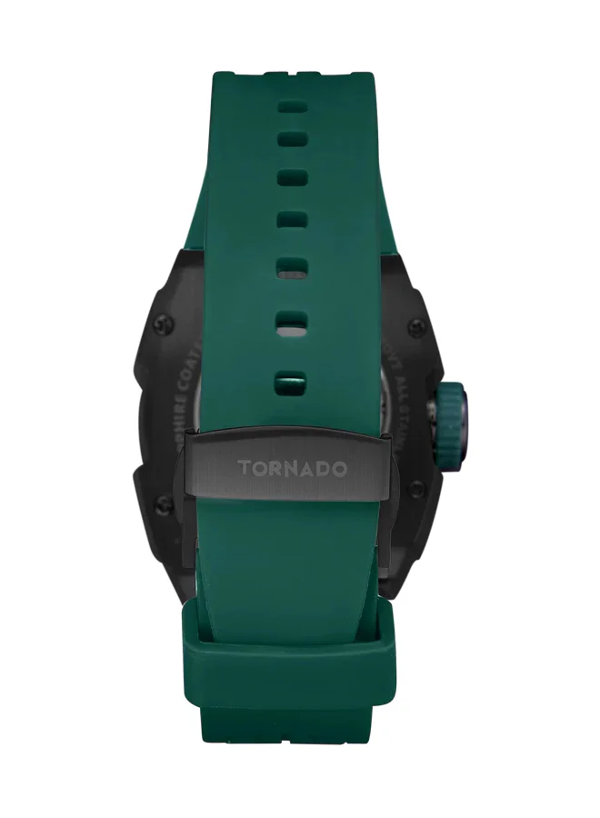 TORNADO Men's High Quality Flexible And Durable Silicone Automatic Watch T24302-BSHB - 39mm mm