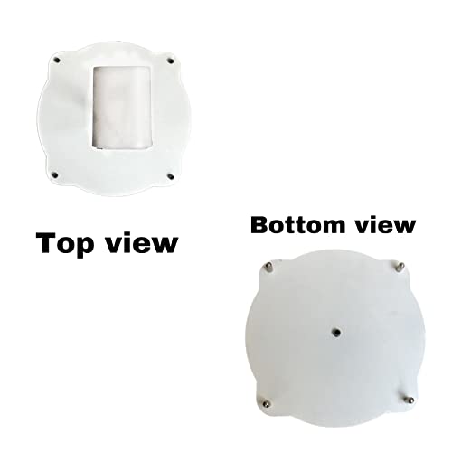 MYL 3 Different Fixed Height Satellite Speaker Stand for Home Theatre Speakers 2.1; 5.1 and 7.1 - Pack of 2 Stands (1Pairs) (BS-10) (White) - Image 3