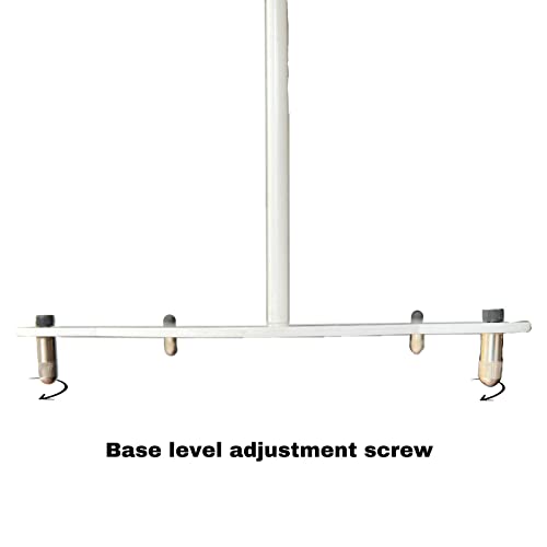 MYL 3 Different Fixed Height Satellite Speaker Stand for Home Theatre Speakers 2.1; 5.1 and 7.1 - Pack of 2 Stands (1Pairs) (BS-10) (White) - Image 5