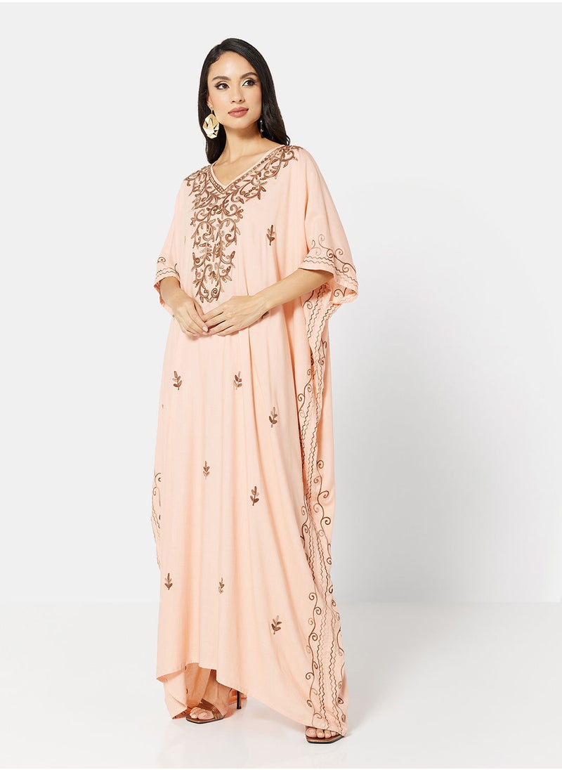 ARABIAN CLOSET EMBROIDERED KAFTAN  - Image 5