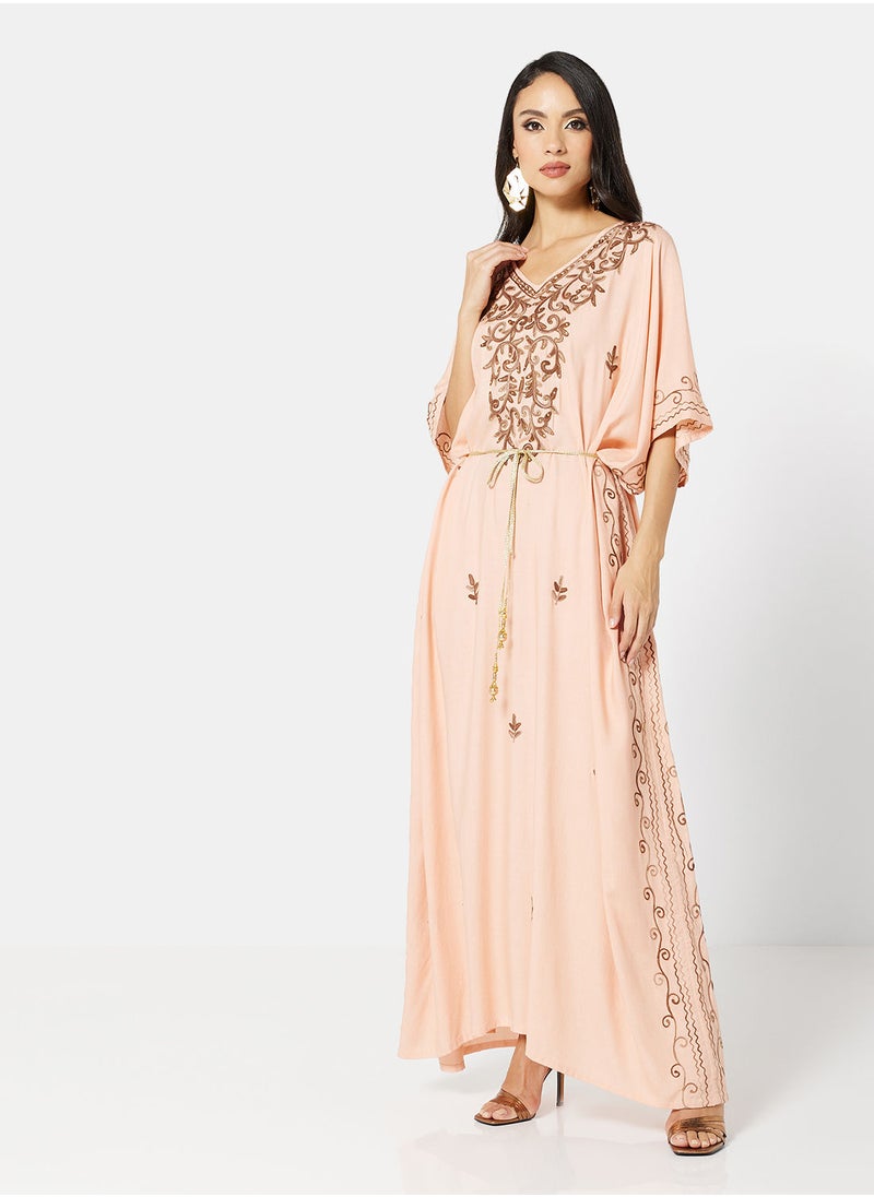 ARABIAN CLOSET EMBROIDERED KAFTAN  - Image 1