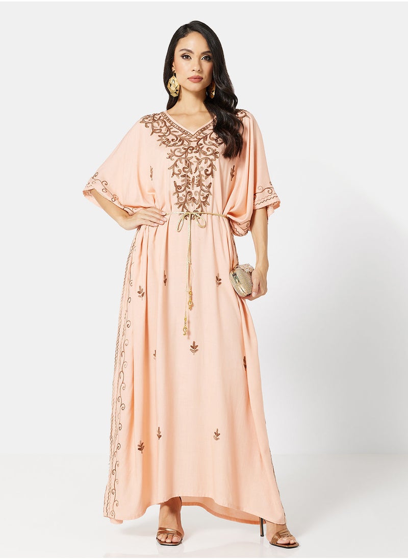 ARABIAN CLOSET EMBROIDERED KAFTAN  - Image 3