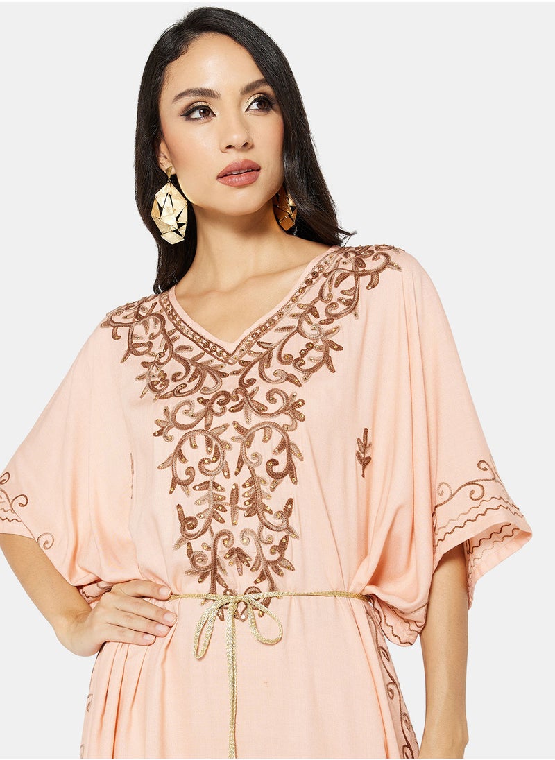 ARABIAN CLOSET EMBROIDERED KAFTAN  - Image 4