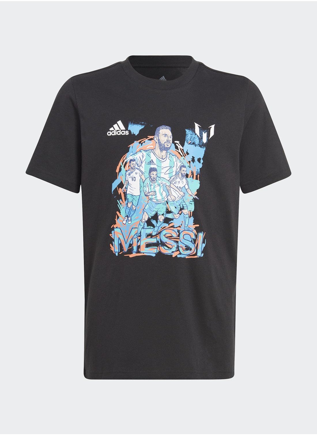 Adidas Boys' Messi Football Graphic Tee