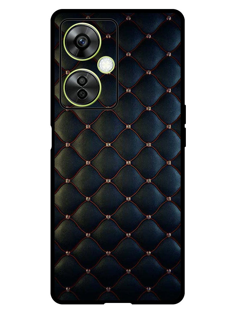 Theodor Protective Case Anti Scratch Shock Proof Bumper Cover For OnePlus Nord CE 3 Lite Stappers On Black Cloth Pattern - Image 1