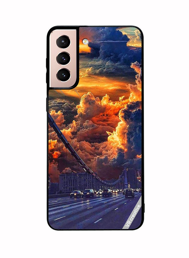 VR CREATIVE Protective Case Cover For Samsung Galaxy S21 Plus 5G Nature Scenery Design Multicolour - Image 1