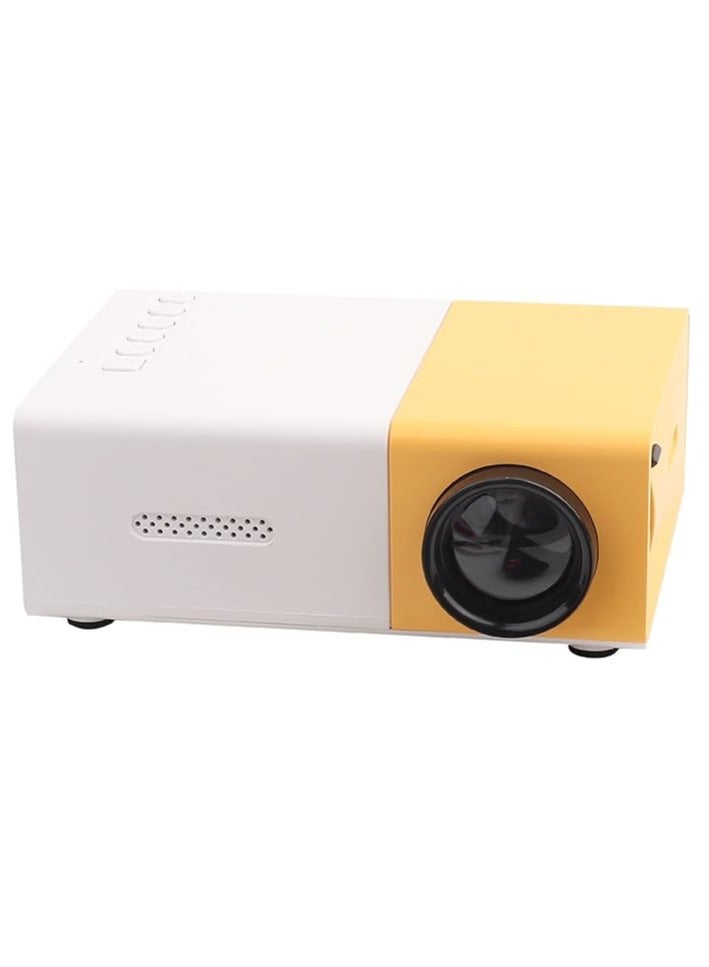 docooler YG300 Portable QVGA LED 400 Lumens Projector With Remote Control YG300 White/Yellow - Image 1
