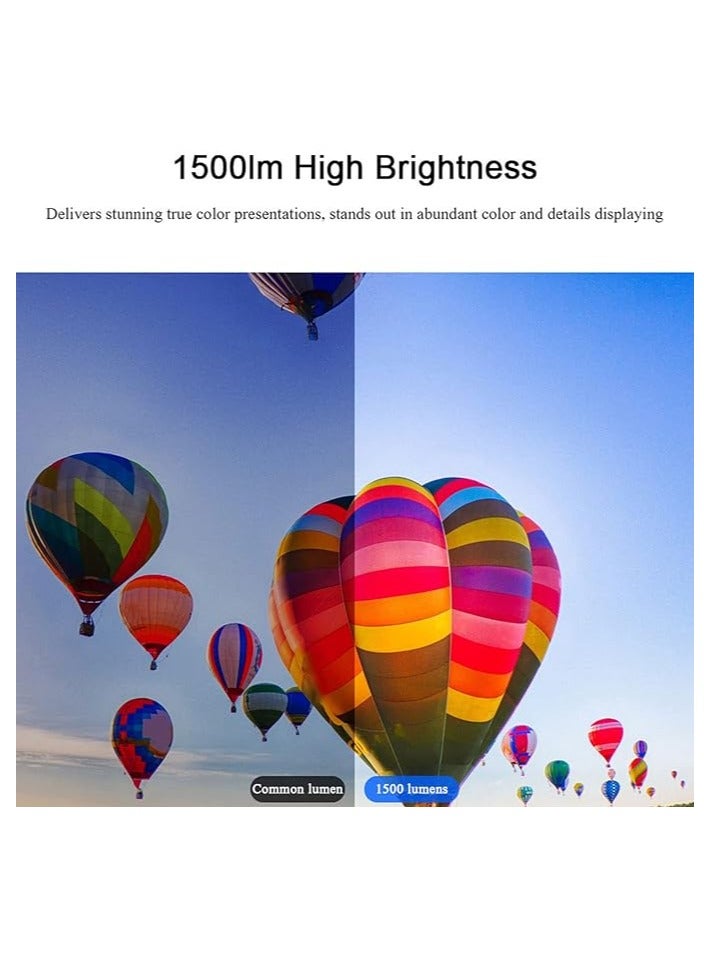 docooler YG300 Portable QVGA LED 400 Lumens Projector With Remote Control YG300 White/Yellow - Image 3