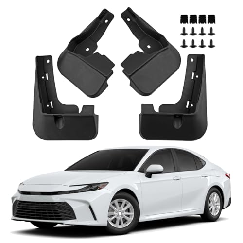 QKUDNGHY Car Mud Splash Guards Mud Flaps Fender Kit for Toyota Camry Sedan LE XLE 2025 Mudguard Accessories Front and Rear 4-PC Set (LE XLE Model) - Image 1