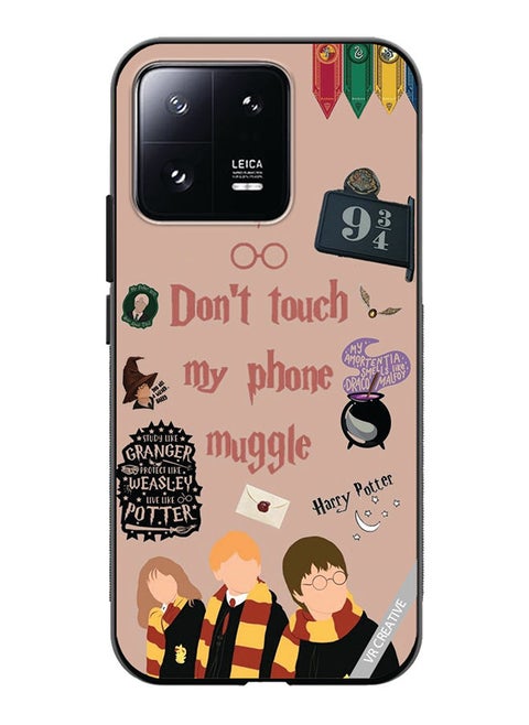 Protective Case Cover For Xiaomi 13 Pro Dont Touch My Phone Muggle Design Multicolour