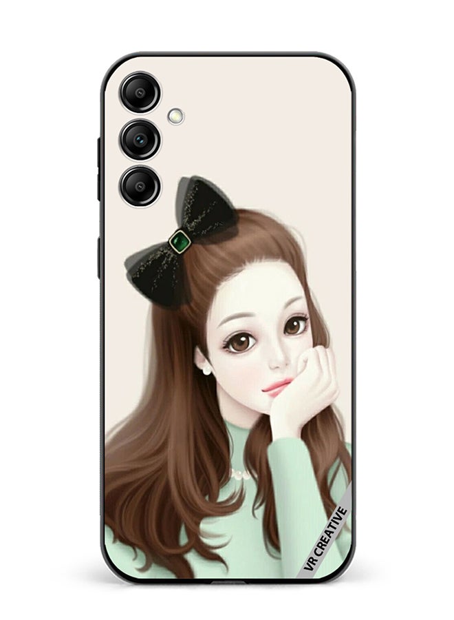 VR CREATIVE Protective Case Cover For Samsung Galaxy A55 Girl With Band Design Multicolour - Image 1