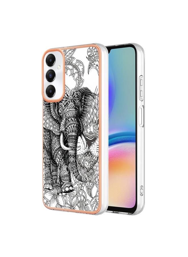 اس-توب جراب لهاتف Samsung Galaxy A05s، جراب IMD مزدوج الجوانب من الرخام المطلي بالكهرباء - Image 1