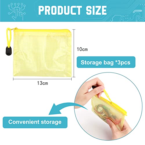 Sntieecr 3 Pack 42 PCS Electric Circuit Motor Kit with Organize Bags Educational Montessori Learning Electric Circuit Kit Sets for Kids DIY STEM Science Project - Image 5