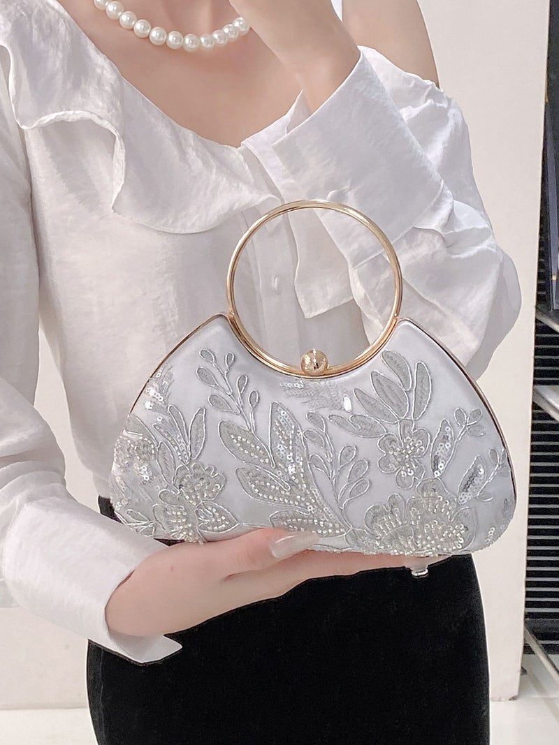 New Beaded Hand Bag New Chinese Cheongsam Bag Dinner Hand Bag Bridal Bag Shoulder Crossbody Bag Banquet Women'S Bag - Image 5