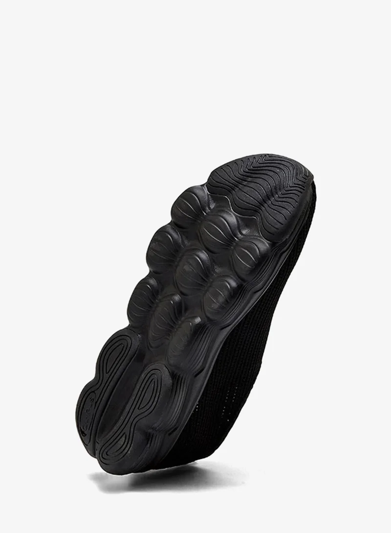 Campus STRIVE Men Strive Memory Tech Lite Slip-On Walking Shoes-Black for Men | Best Price UAE