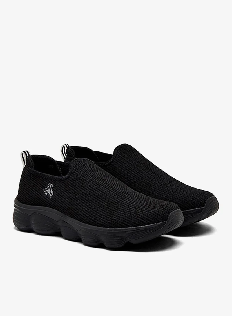 Campus STRIVE Men Strive Memory Tech Lite Slip-On Walking Shoes-Black for Men | Best Price UAE