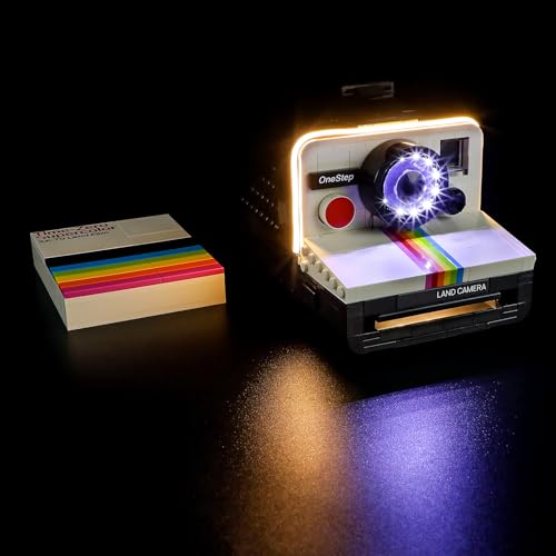 GEAMENT LED Light Kit Compatible with Lego Polaroid OneStep SX70 Camera Lighting Set for Ideas 21345 Model Set Not Included - Image 1